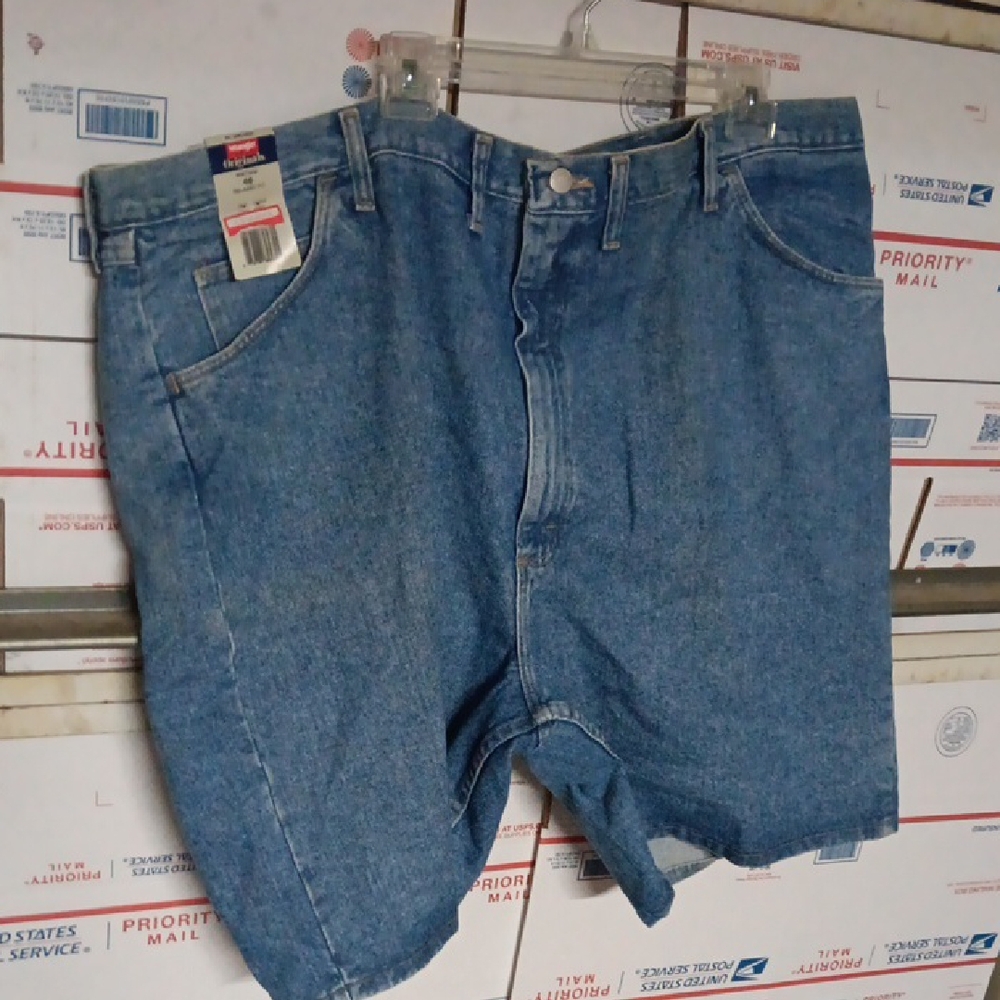 Wrangler Size 46  Men's Classic Blue Jean Shorts (SKU 514)